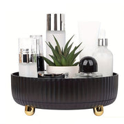 Plastic Cosmetics Rotating Storage Box